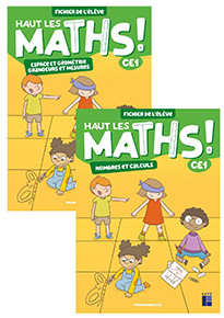 Haut les maths ! CE1
Fichier de l&#39;&eacute;l&egrave;ve
en 2 volumes